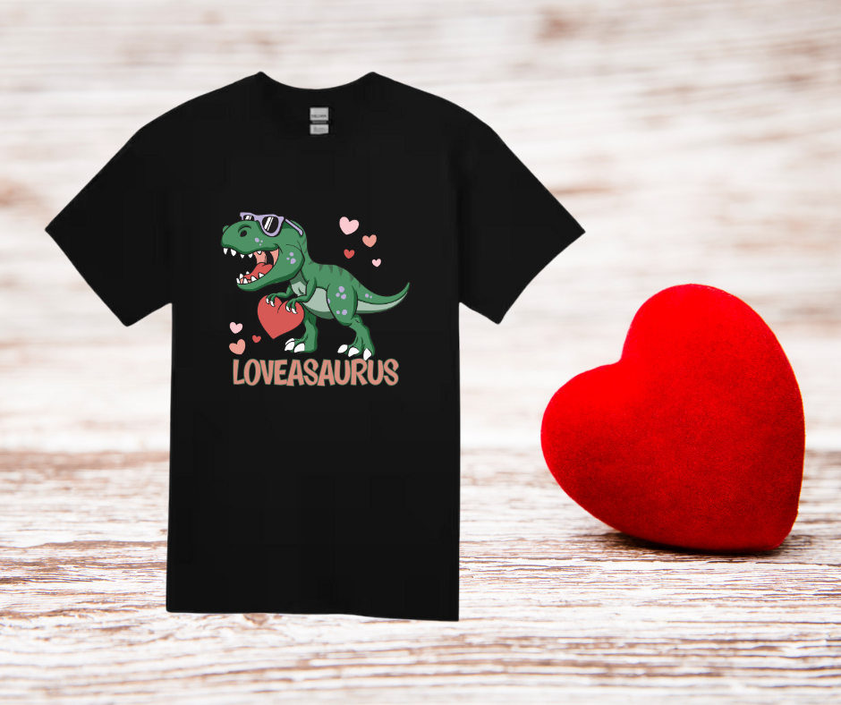 Loveasaurus tee