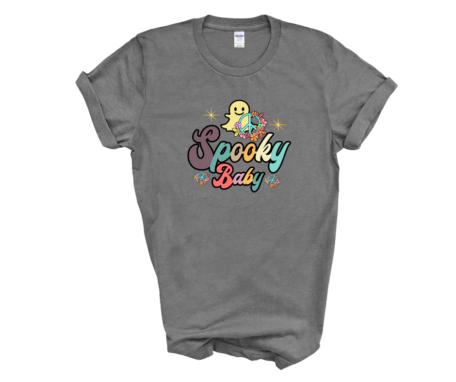 Spooky baby tee