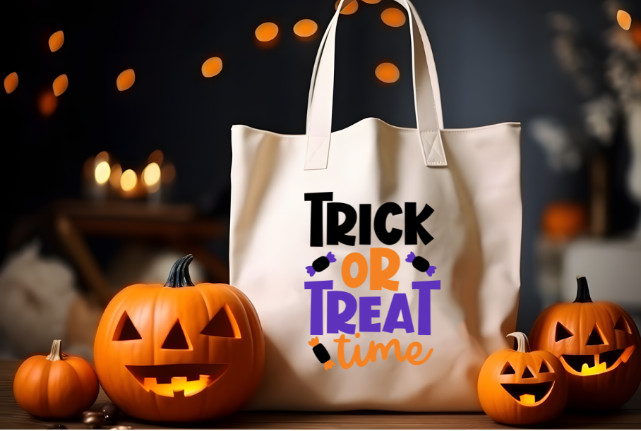 Trick or treat time bag
