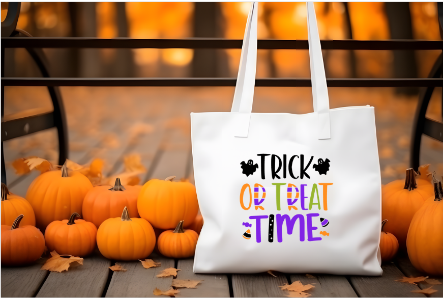 Trick or treat time bag