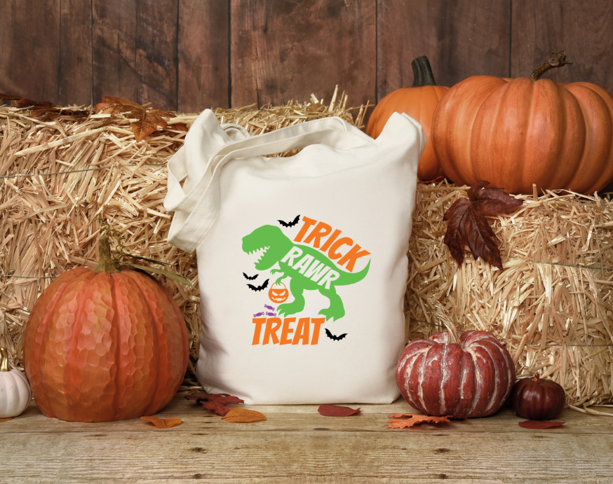 Trick rawr treat bag