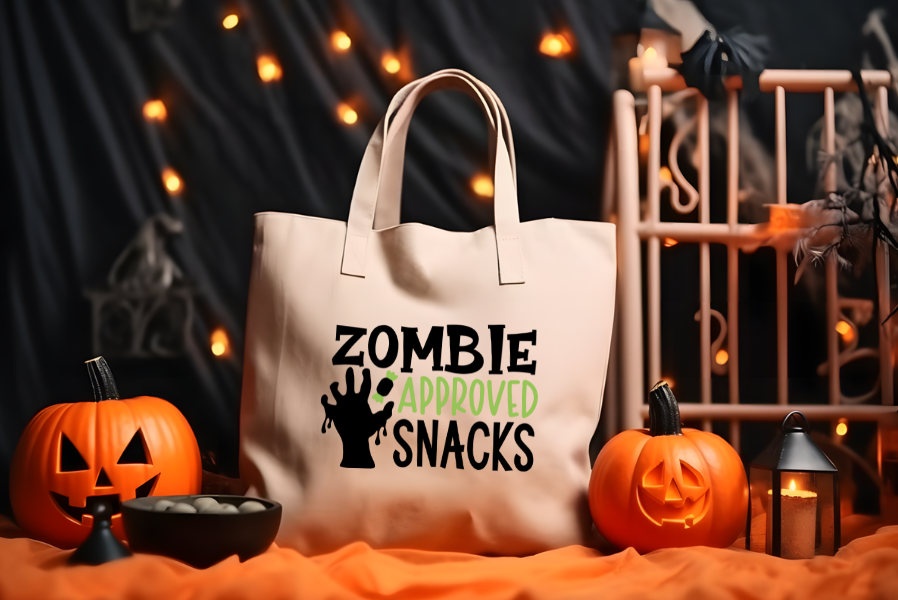 Zombie approved snacks candy bag