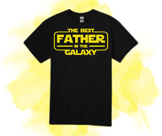 Best father in the galaxy tee