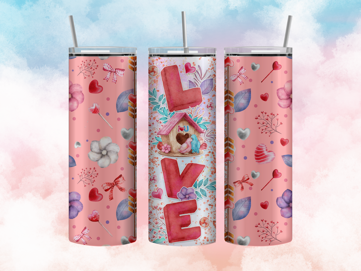 Love bird tumbler