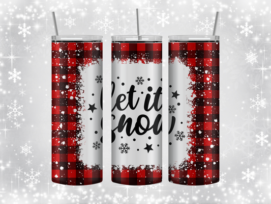 Let it snow tumbler