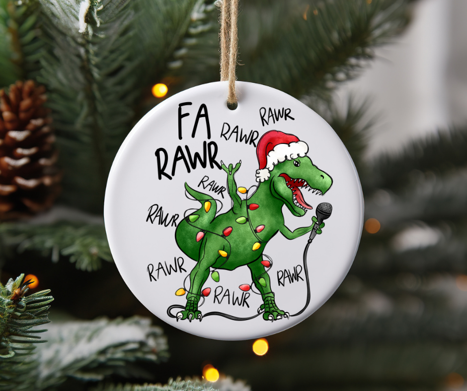 Dino ornament