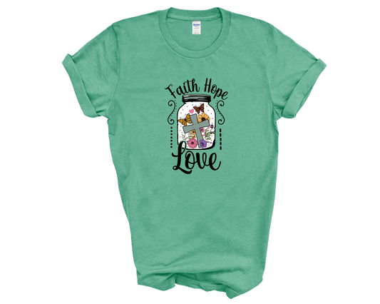 Faith hope love tee