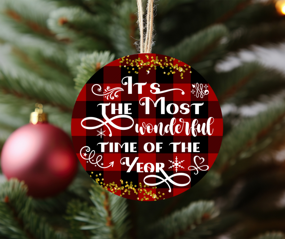 It's the most wonderful time ornament