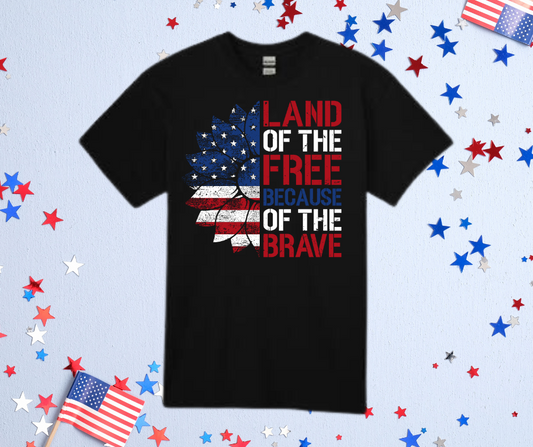 Land of the free tee