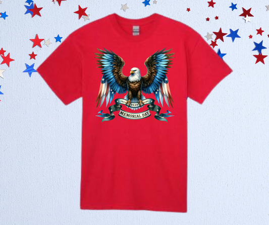 Memorial Day eagle tee