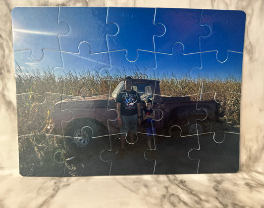 Personalized photo puzzle