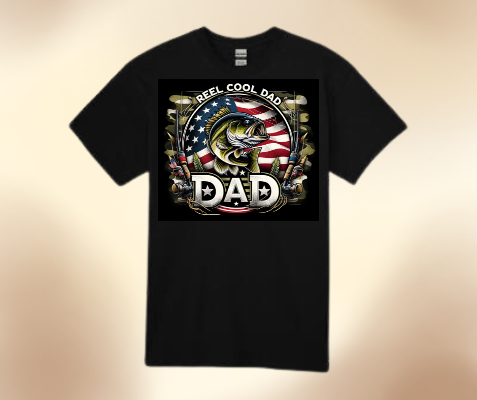 Reel cool dad tee