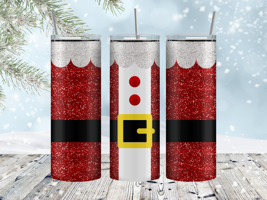 Santa suit tumbler