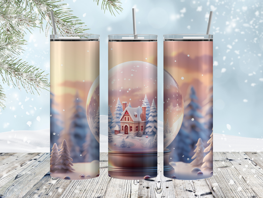 Snow globe tumbler