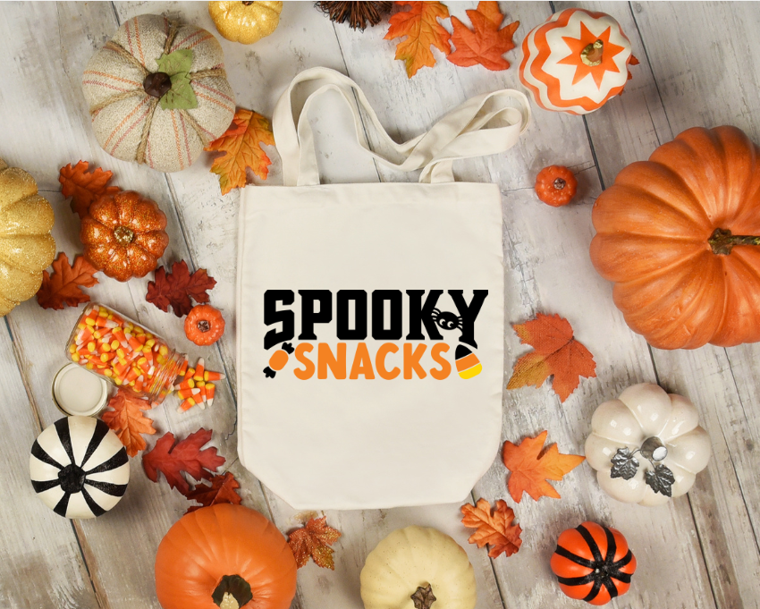 Spooky snacks bag