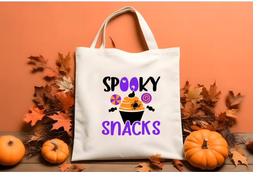 Spooky snacks bag