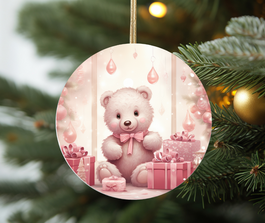 Teddy bear ornament