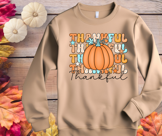 Thankful sweater in sand