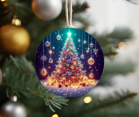 Bright Christmas tree ornament