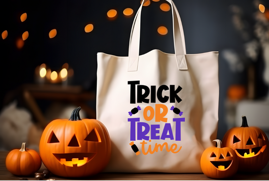 Trick or treat time bag