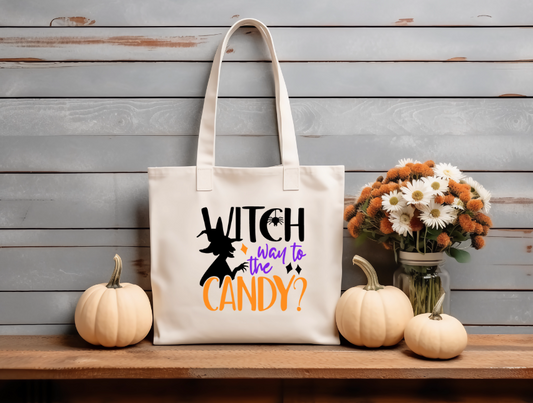 Witch way to the candy bag