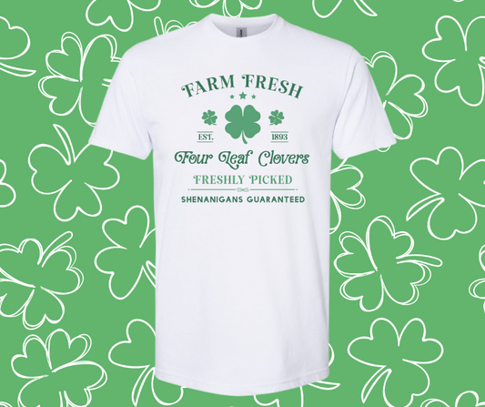 Farm fresh clovers tee