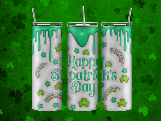 Happy St. Patrick's Day tumbler