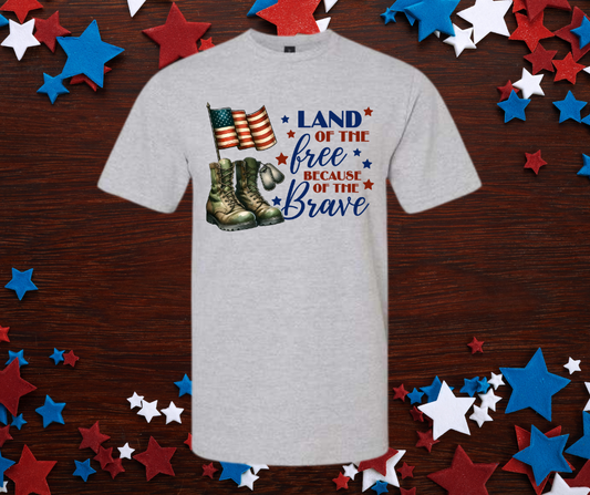 Land of the free tee